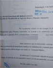 Nota de solicitud