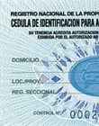 Cédula azul