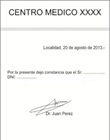 Certificado médico