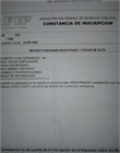 Constancia de inscripción en Ingresos Brutos