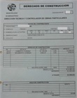 Planilla de liquidación de derechos