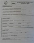 R-50. Constancia de trámite