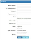 Completar formulario de registro